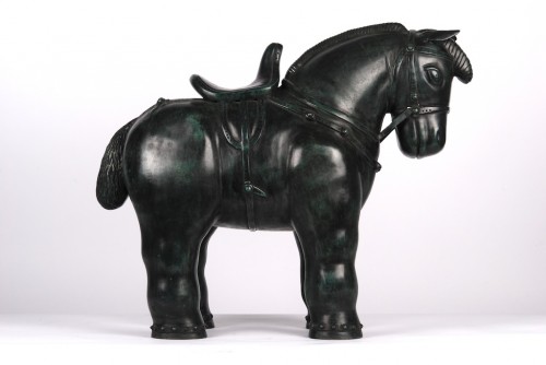 Etruscan Horse with saddle